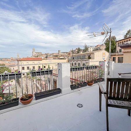 Romantic Duplex With Terrace And Great Views Girona Exteriér fotografie