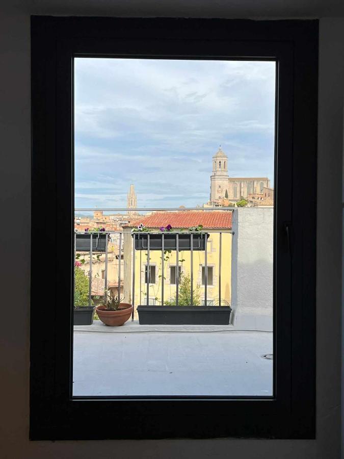 Romantic Duplex With Terrace And Great Views Girona Exteriér fotografie