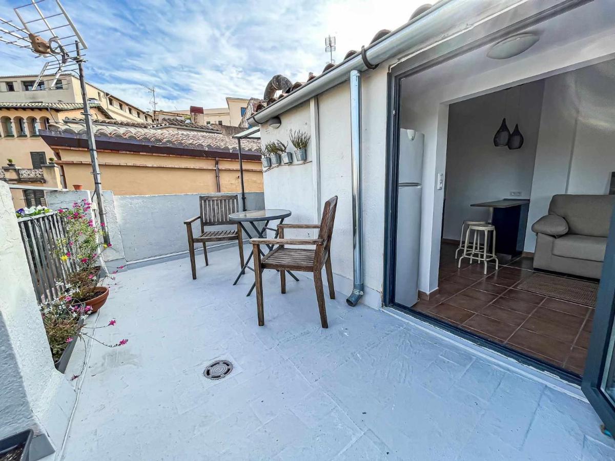 Romantic Duplex With Terrace And Great Views Girona Exteriér fotografie