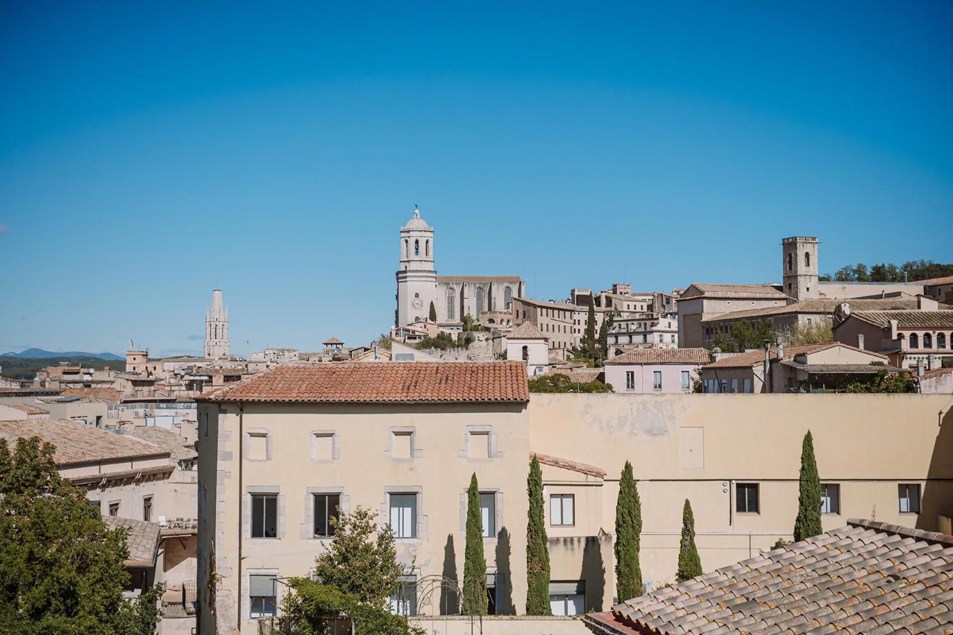 Romantic Duplex With Terrace And Great Views Girona Exteriér fotografie